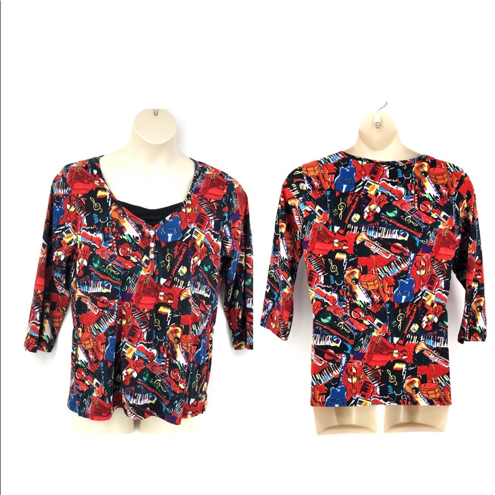 Take Two Clothing Co Multi  long sleeve top XL